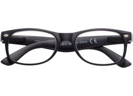 Etos Lesebrille mattschwarz +2