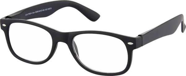 Etos Lesebrille matt schwarz +3