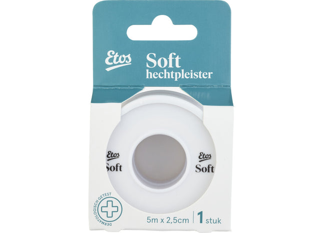 Etos Hechtpleister soft 2,5cm
