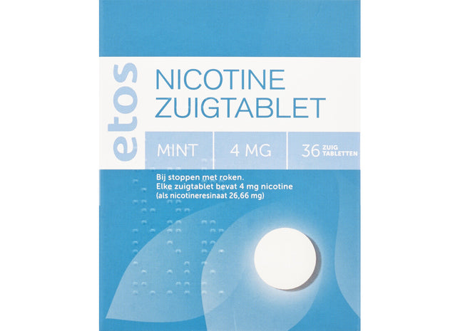 Etos Nicotine zuigtabletten 4 mg