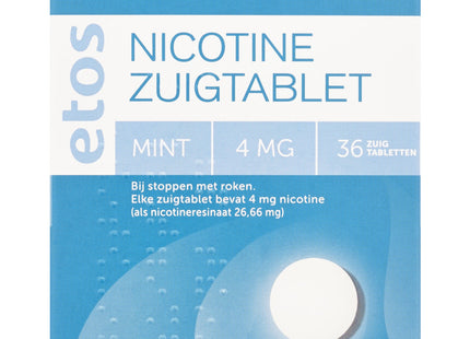 Etos Nicotine zuigtabletten 4 mg