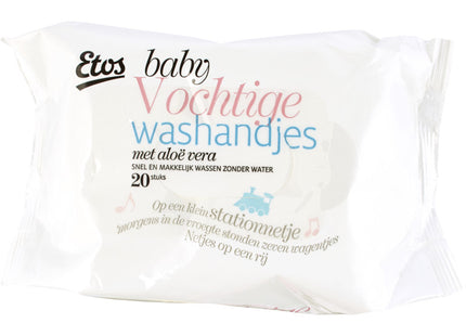 Etos Wet baby washcloths