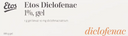 Etos Diclofenac 1% ointment