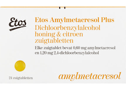 Etos Lozenges honey lemon