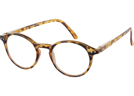 Etos Lesebrille braun rund +3