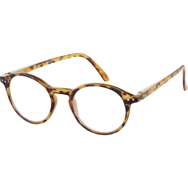 Etos Lesebrille braun rund +3