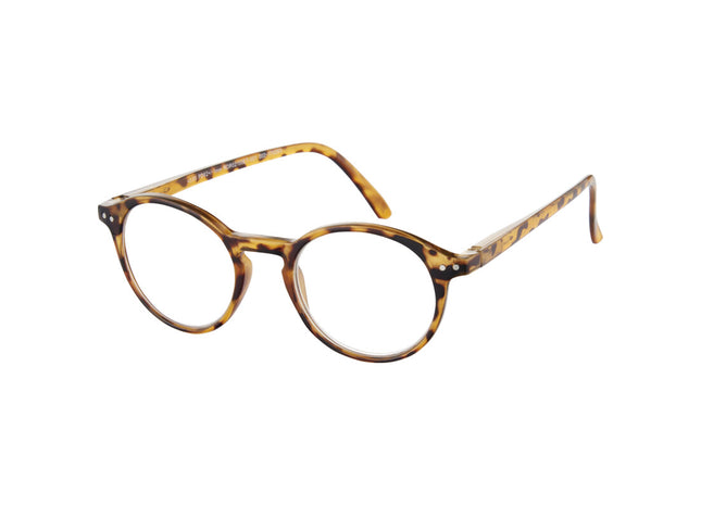 Etos Leesbril bruin rond +3