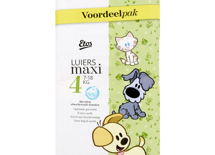 Etos Luiers maxi 4 voordeelpak