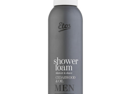 Etos Men cedarwood &amp; oil 2-in-1 shower foam