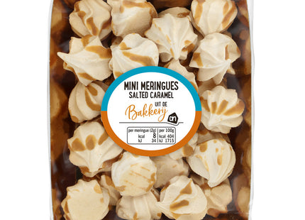 Mini meringues salted caramel