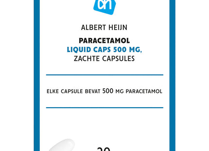 Paracetamol 500mg liquid caps
