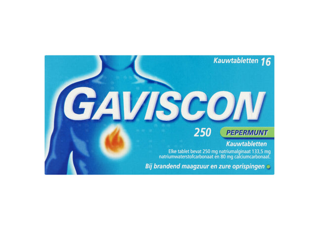 Gaviscon Pepermunt kauwtabletten