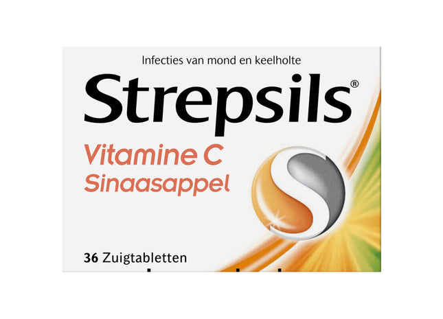 Strepsils Sinaasappel & vitamine c