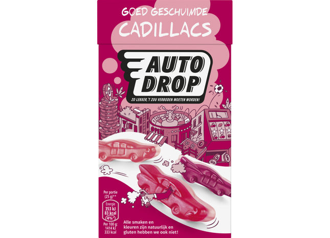 Autodrop Goed geschuimde cadillacs