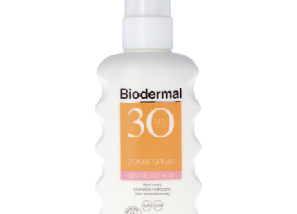 Biodermal Zonnespray gevoelige huid spf30