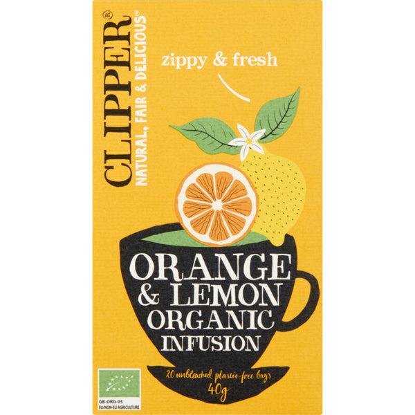 Clipper Orange & lemon organic infusion