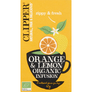 Clipper Orange & lemon organic infusion