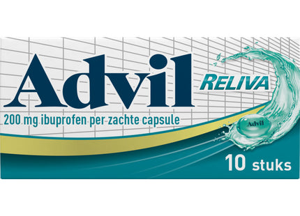 Advil Reliva Liquid-Caps 200mg Ibuprofen, 10st