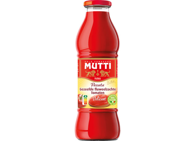Mutti Passata gezeefde fluweelzachte tomaten