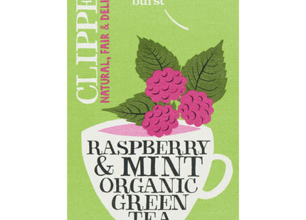 Clipper Raspberry & mint organic green tea