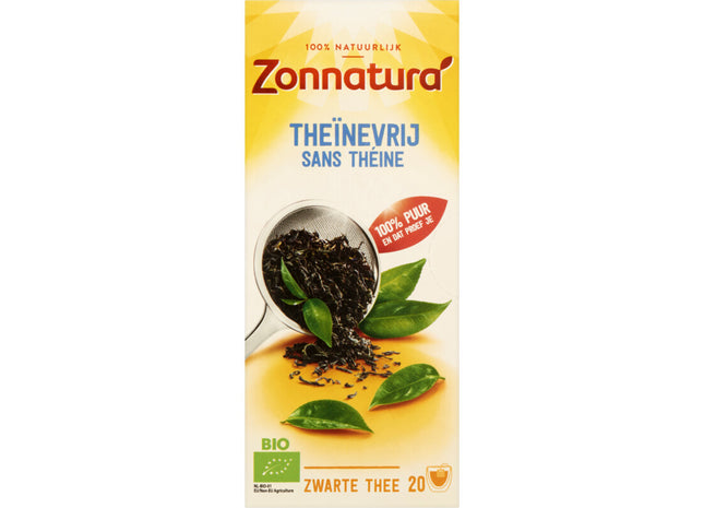 Zonnatura Theïnevrij zwarte thee