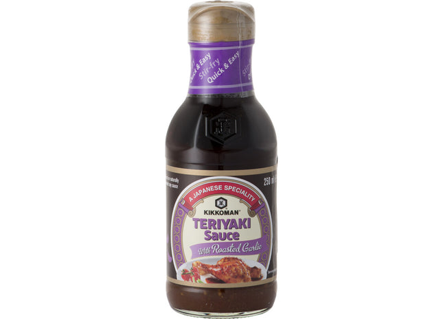 Kikkoman Teriyaki sauce roasted garlic