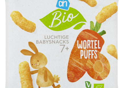 Biologisch Luchtige babysnacks wortel puffs 7m+