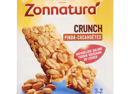 Zonnatura Crunch peanut bars 3-pack