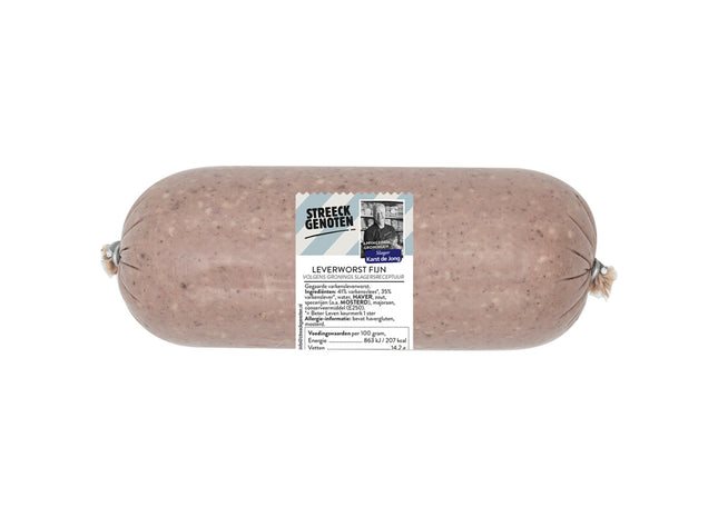 Streeckgenoten Groningse leverworst fijn