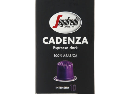 Segafredo Cadenza espresso dark capsules