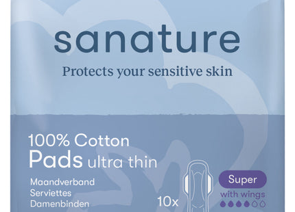 Sanature Cotton sanitary towels super