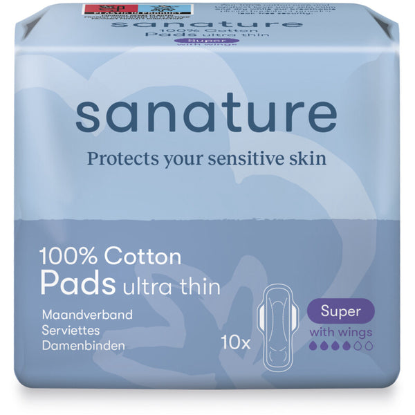 Sanature Katoenen maandverband super