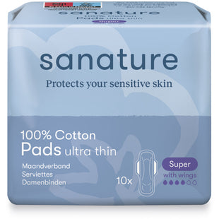 Sanature Cotton Damenbinden super