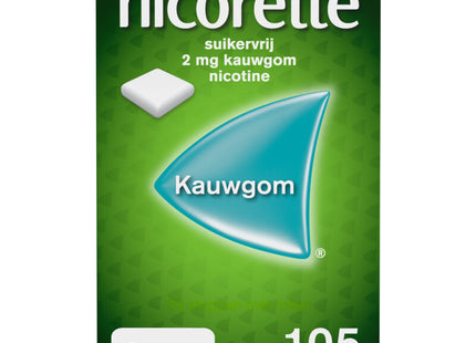 Nicorette 2 Mg kauwgom nicotine