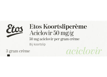 Etos Cold Sore Cream