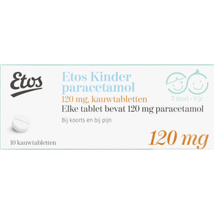 Etos Kinder Paracetamol Kautabletten 120 mg