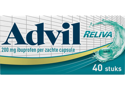 Advil Reliva liquid-caps 200mg ibuprofen