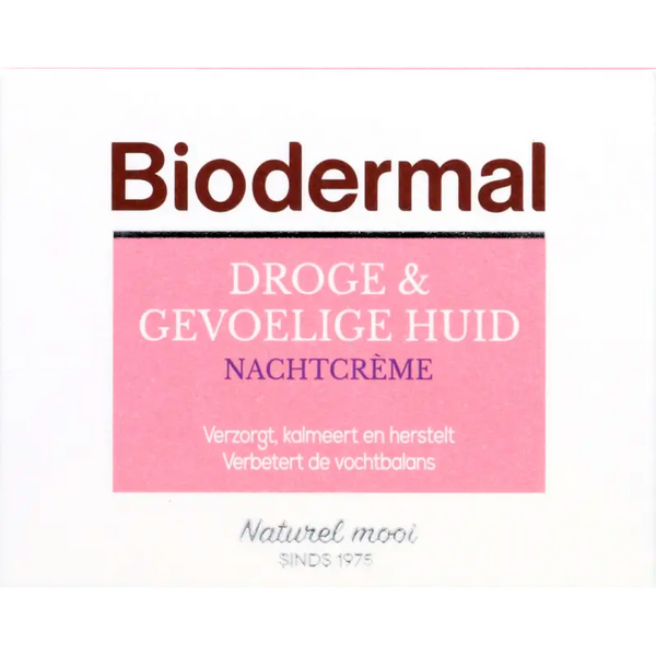 Biodermal Droge & gevoelige huid nachtcrème