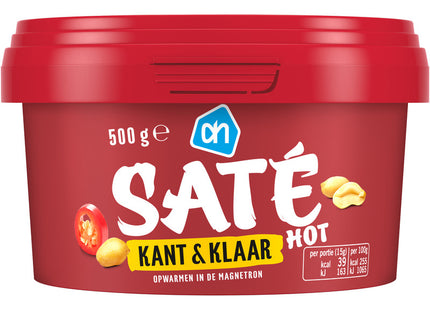 Satay sauce ready &amp; ready hot