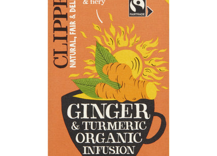 Clipper Ginger turmeric organic infusion