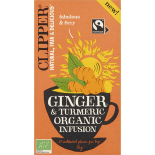 Clipper Ginger turmeric organic infusion