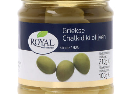 Königliche griechische Chalkidiki-Oliven