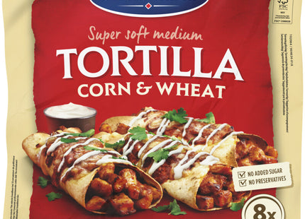 Santa Maria Tortilla wraps corn & wheat medium