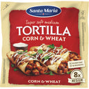 Santa Maria Tortilla wraps corn & wheat medium