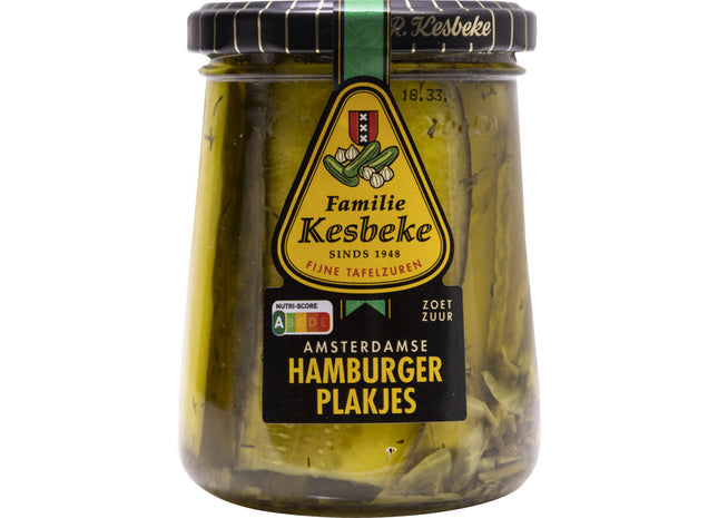 Kesbeke Hamburger plakjes zoet zuur