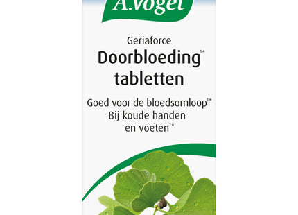 A.Vogel Geriaforce doorbloeding tabletten