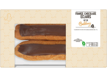 French chocolate eclairs