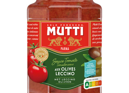 Mutti Tomato sauce with leccino olives