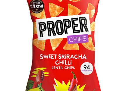 Proper Sweet Sriracha Chilli Lentil Chips