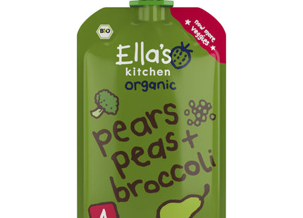 Ella's kitchen Pears, peas + broccoli 4+ organic